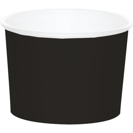 CREATIVE CONVERTING Black Treat Cups, 3.5"x2.5", 96PK 349807
